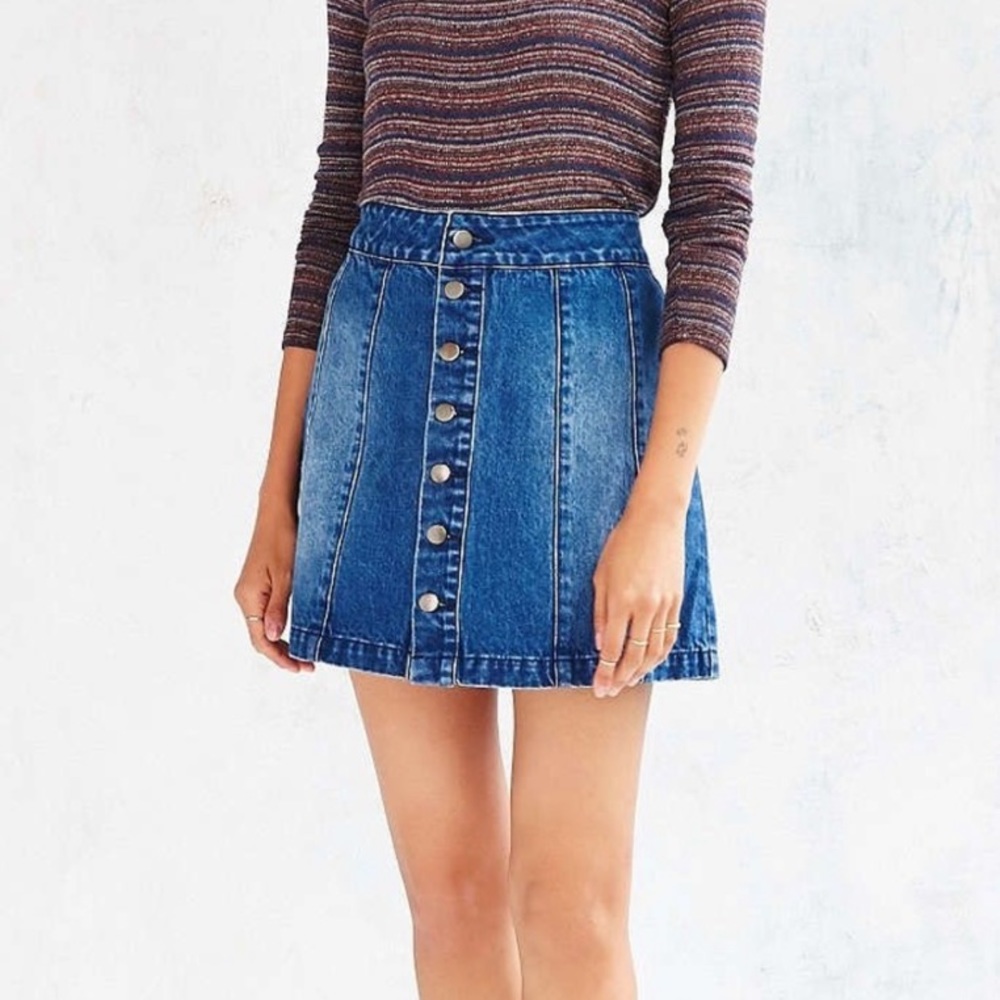 BDG denim skirt